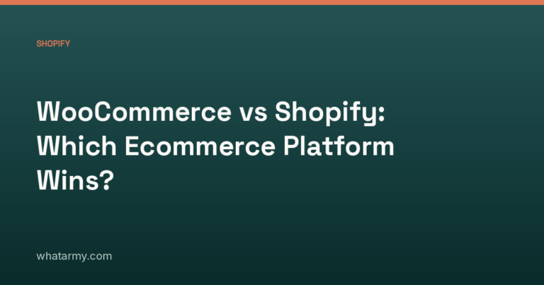 WooCommerce vs Shopify: Which Ecommerce Platform Wins?