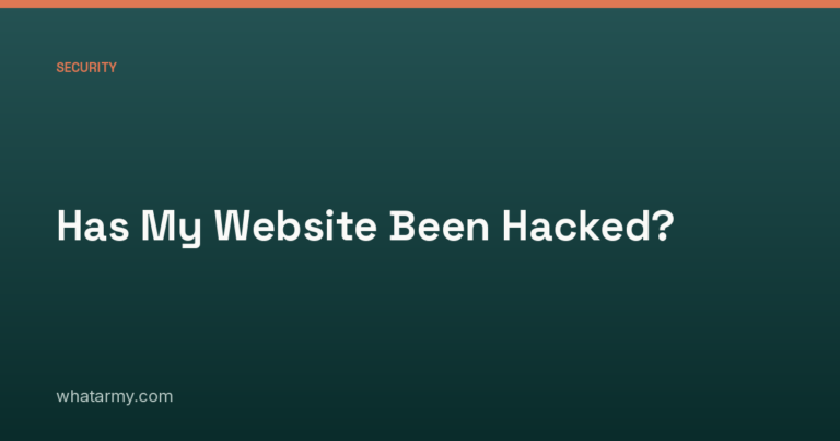 Has My Website Been Hacked?